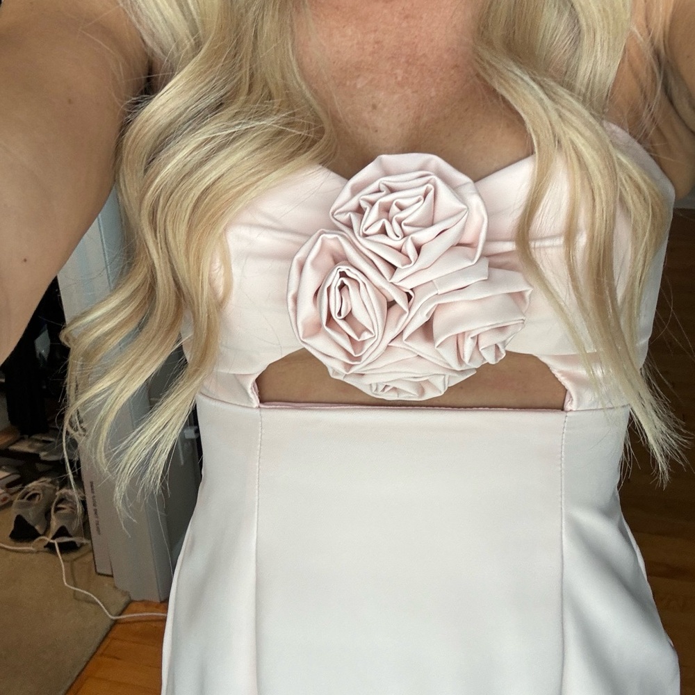 Blush pink dress. Size 6